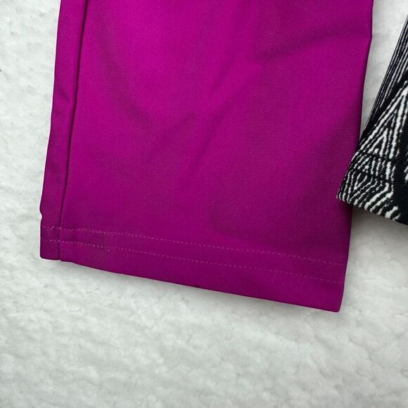 Prana Lorelei Sun Top Size S UPF 50+ Rash Guard Slim Colorful Abstract Swim Surf - Picture 2 of 10